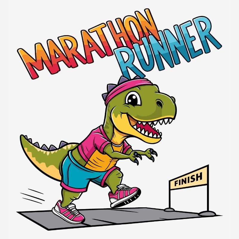 T-Rex Marathon Runner