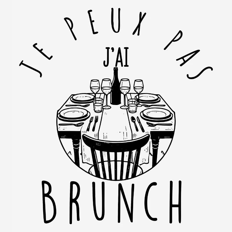 I can't, I have brunch.