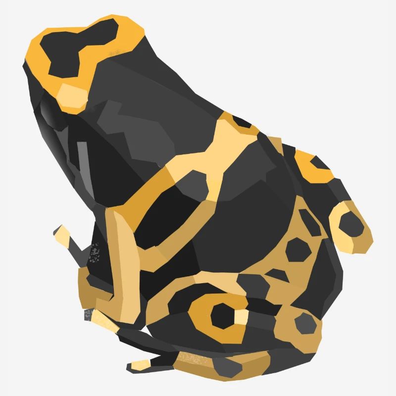 Bumblebee Frog Geometric Design