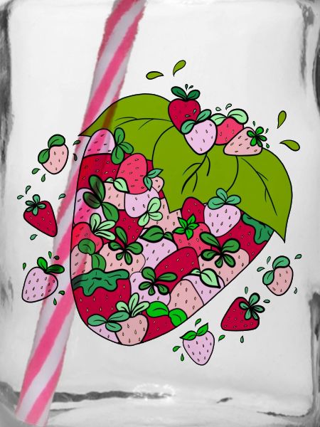 Fruchtige Erdbeeren