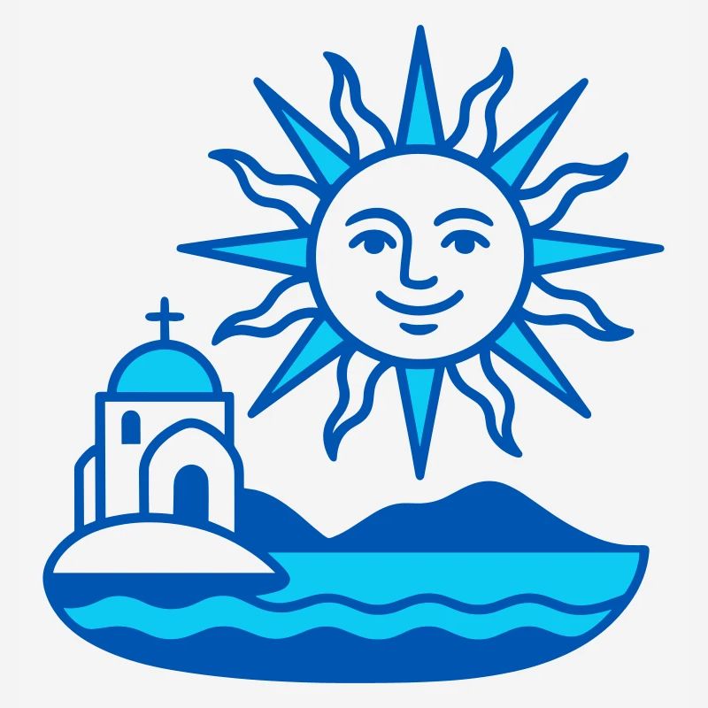 Grèce Soleil Art minimal