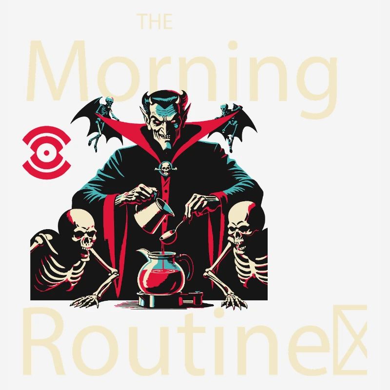 Routine matinale effrayante