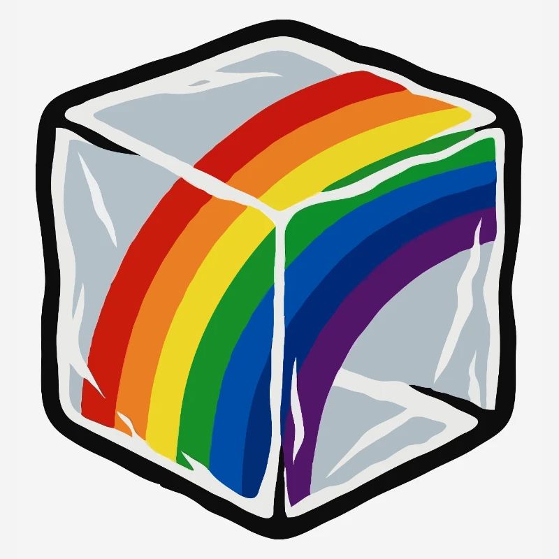 Arc-en-ciel en cube