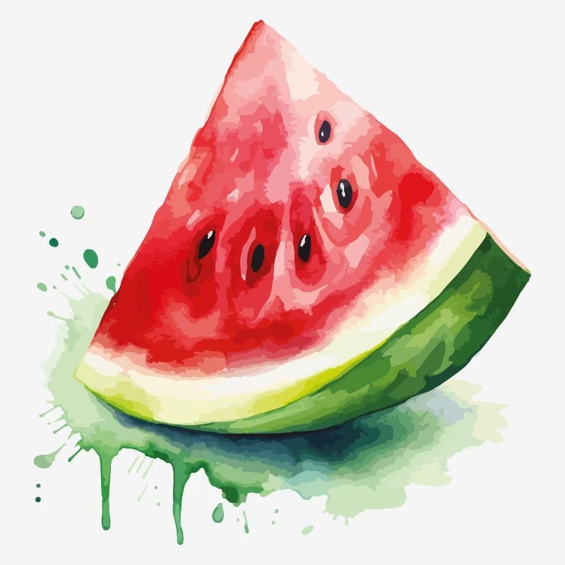 Éclaboussure d’aquarelle pastèque