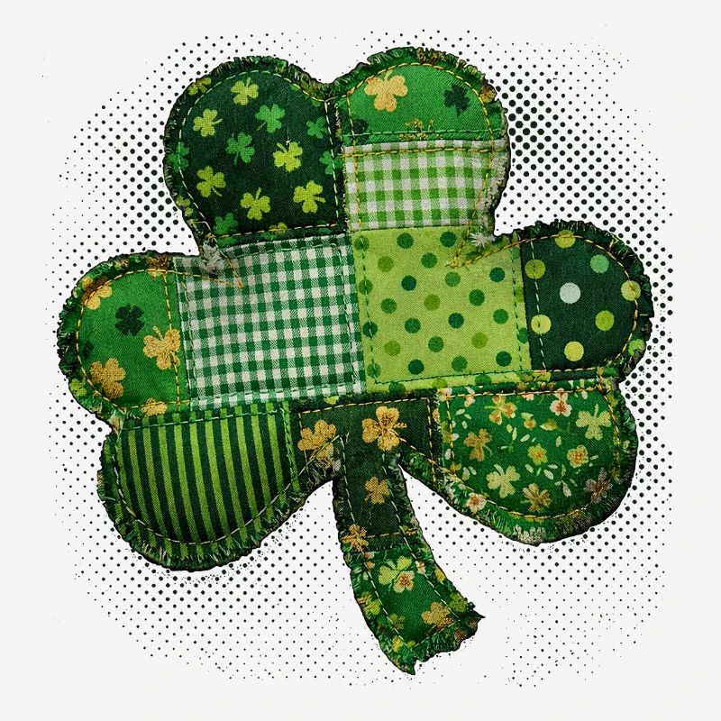 Trèfle – St. Patrick vintage en patchwork