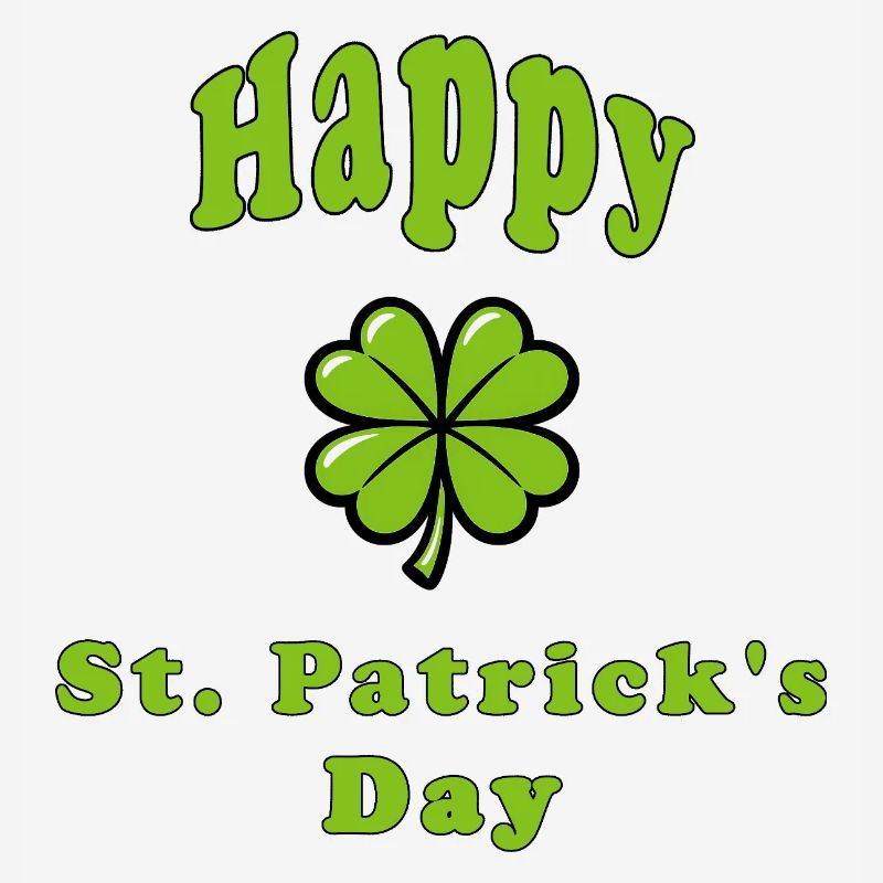 Bonne Saint-Patrick - Trèfle vert
