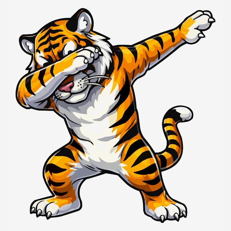 Dessin animé Dab Tiger