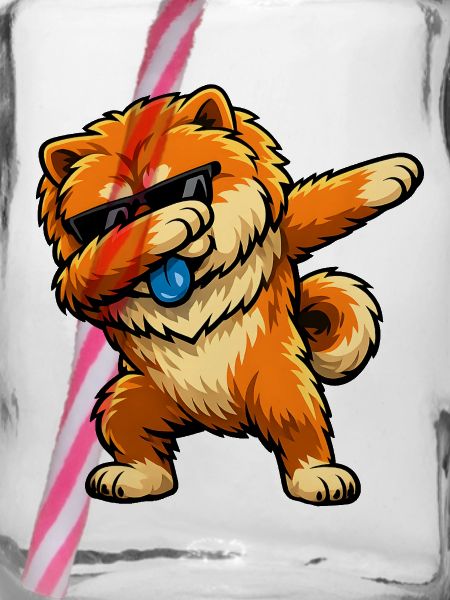 Dabbing Chow Chow