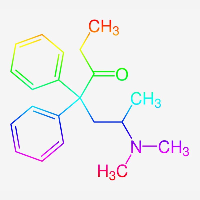 Formule structurelle à la méthadone