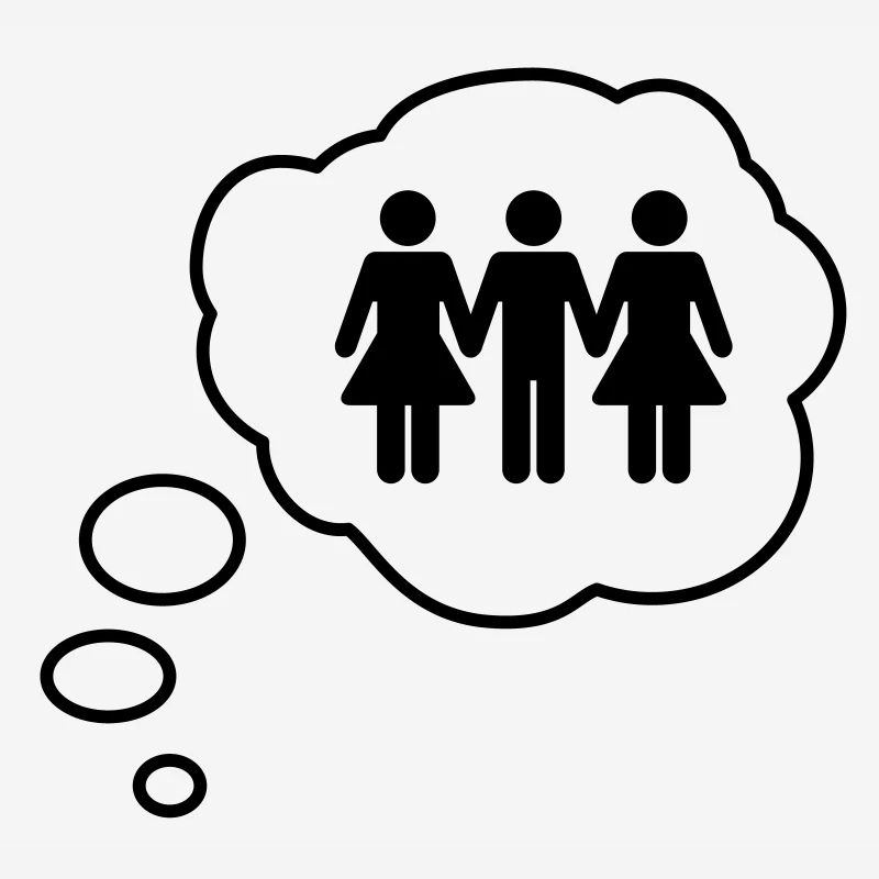 Threesome Thought Bubble
