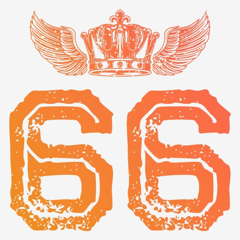 66 Number crown