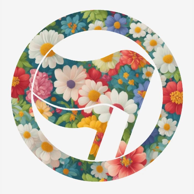 Antifa et fleurs