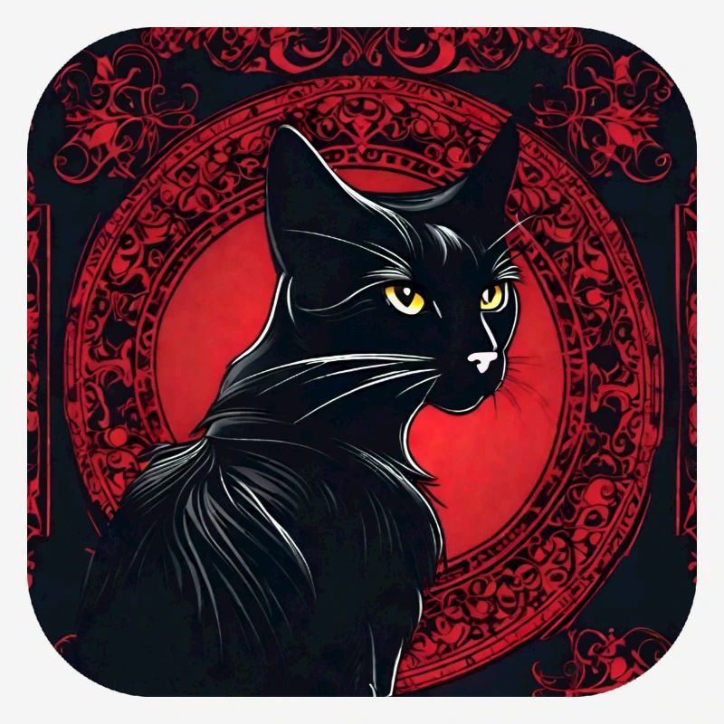 Mystical Black Cat
