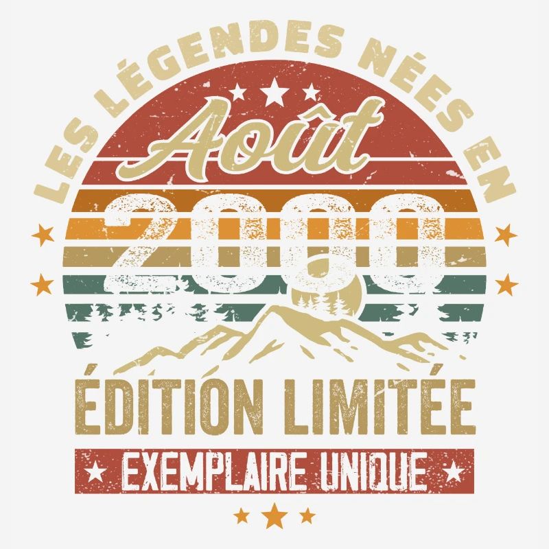 Août 2000 Cadeau Anniversaire Aout 2000 August