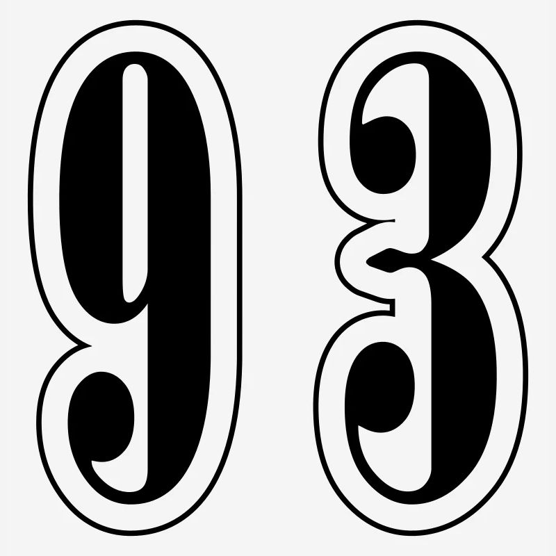 93 Symbole numérique