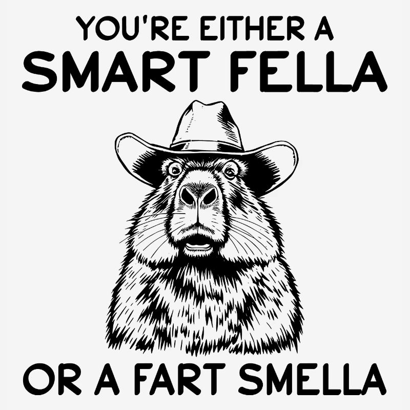Du bist entweder ein schlauer Kerl oder ein Furzgeruch, der lustig riecht