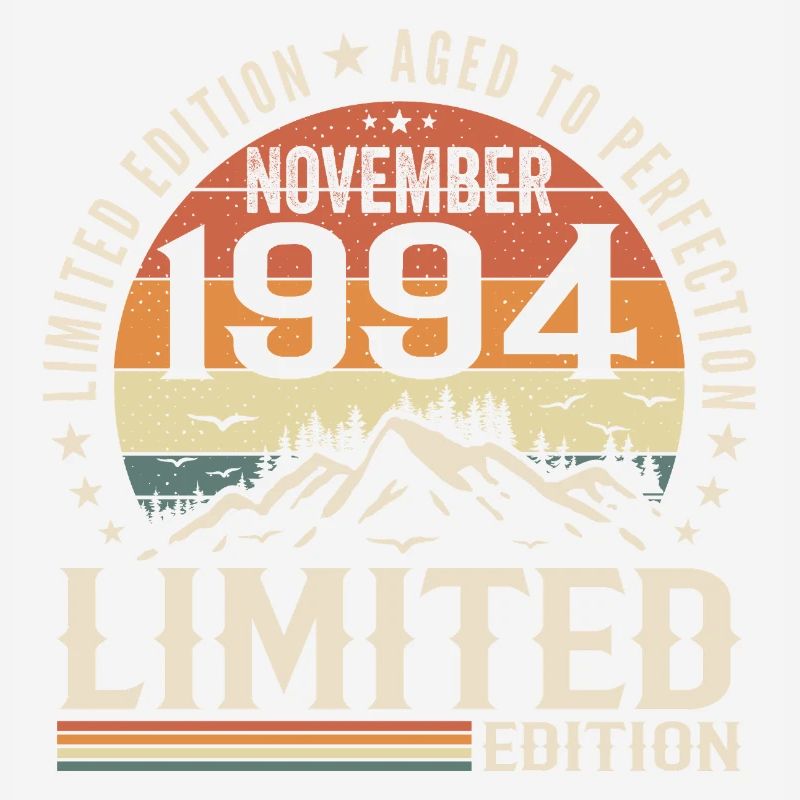 November 1994 Einzigartiger Retro-Geburtstag