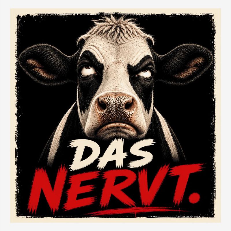 Das nervt - Kuh T-Shirt – Statement oder Geschenk