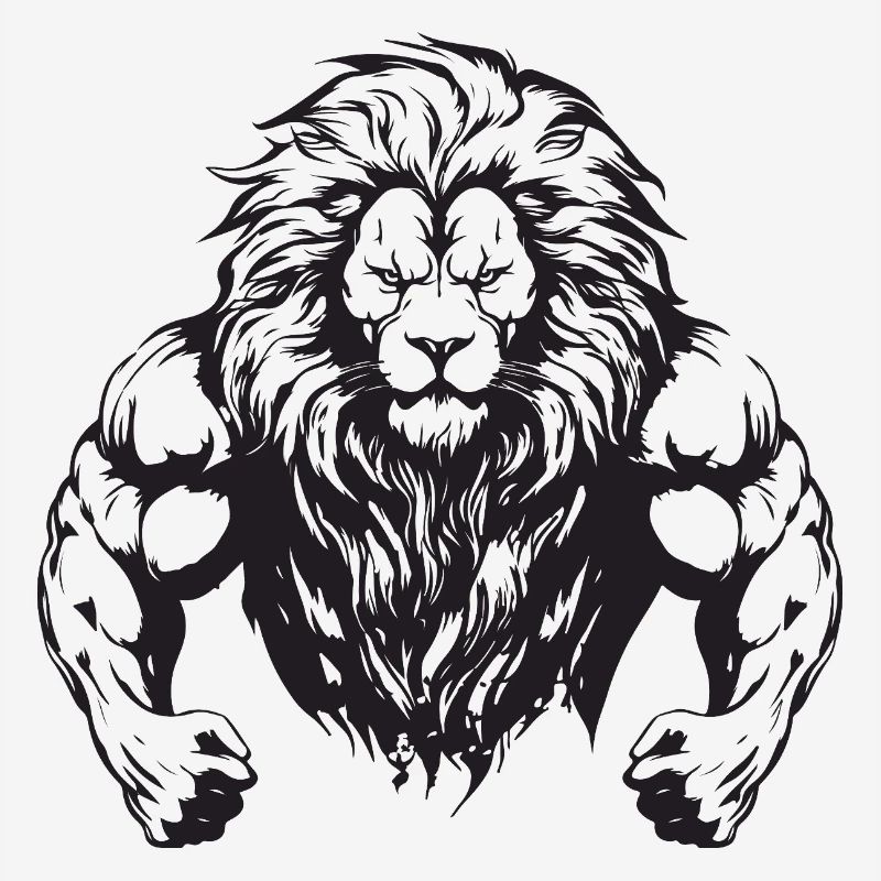 Muscles Lion