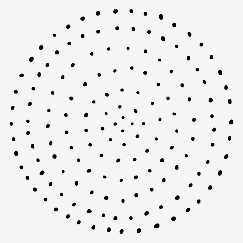 Dotted dots circle dots pattern gift