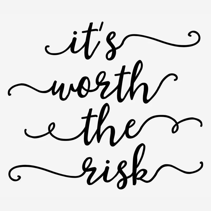 il vaut le risque - lettrage