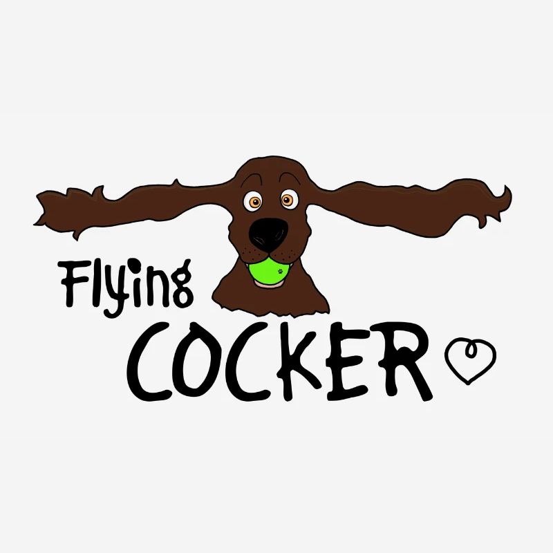 Cocker Spaniel Cute Flying Cocker