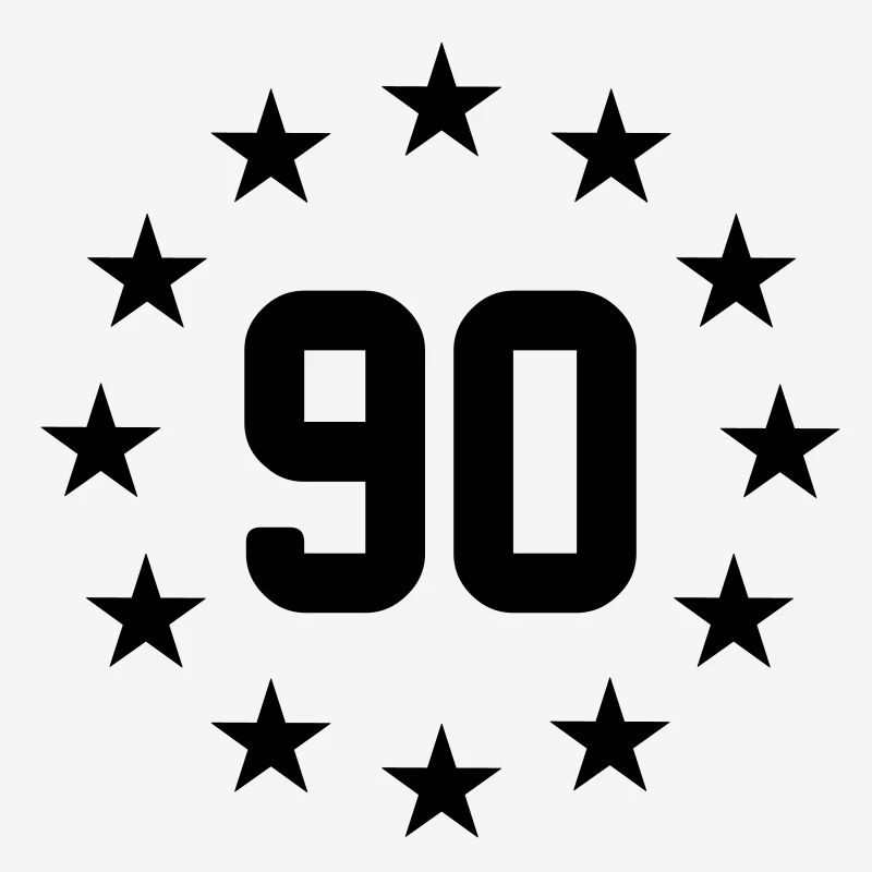 Neunzigsten Geburtstag.