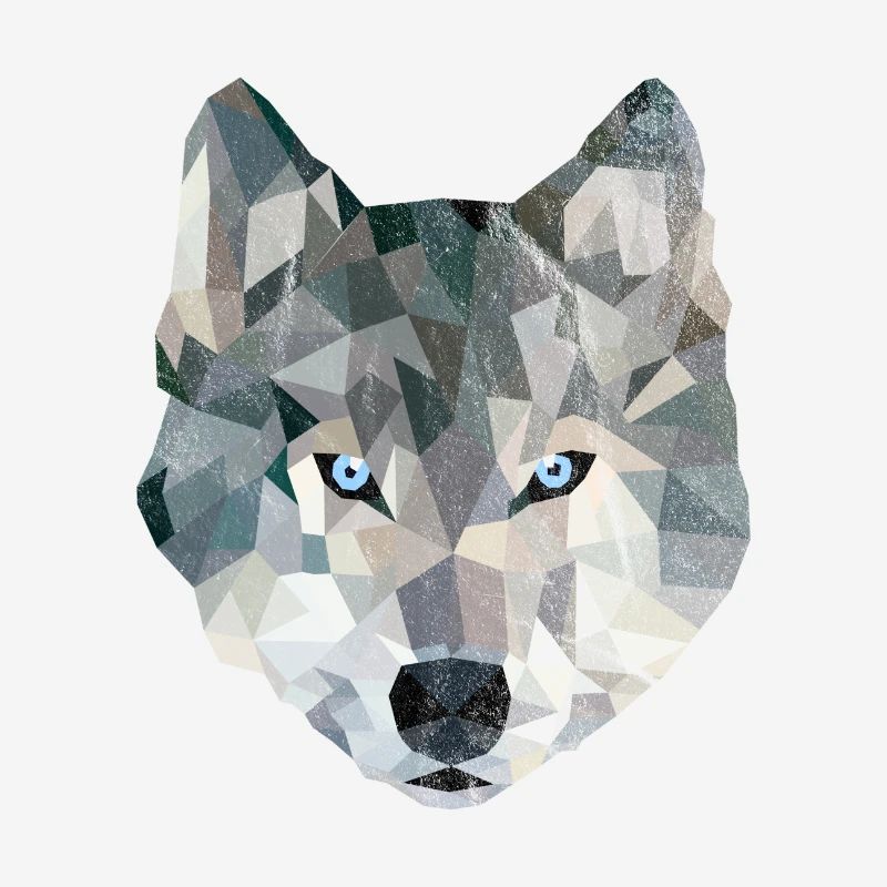 Geometric wolf