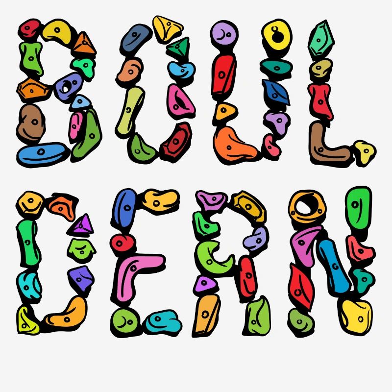 Bouldering boulder climbing scripture mountaineering