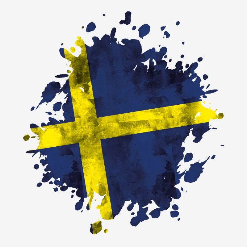 Drapeau suède suède