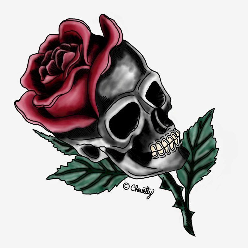 Rosa Schädel // Rosa Schädel