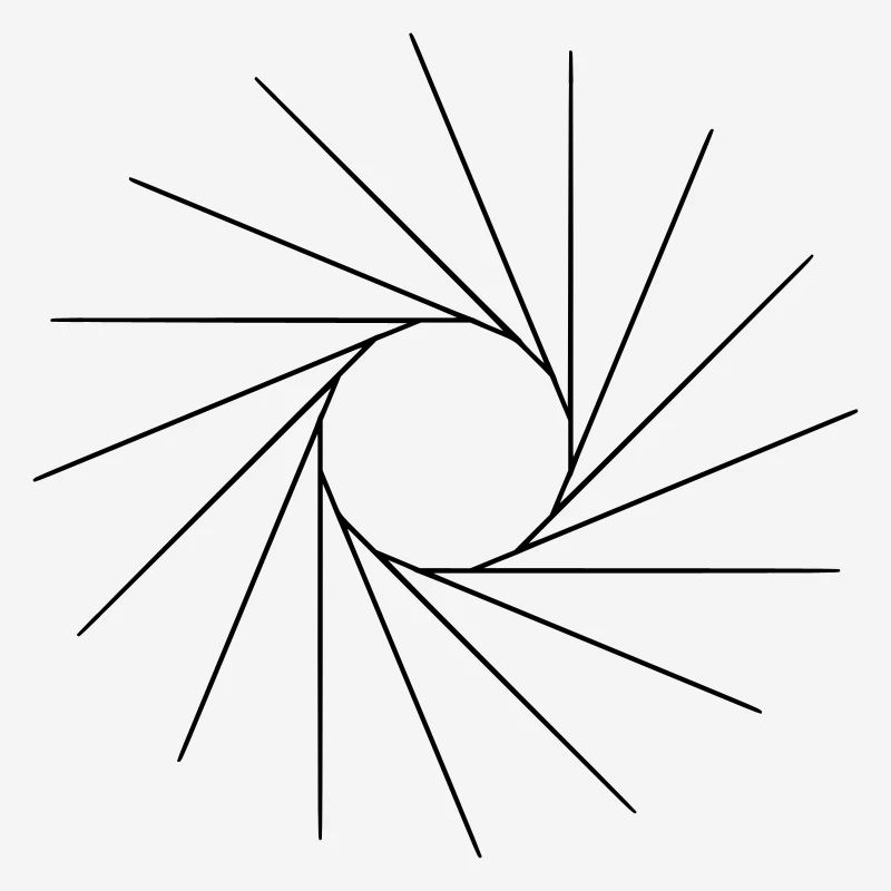Cool shape, like a sun.