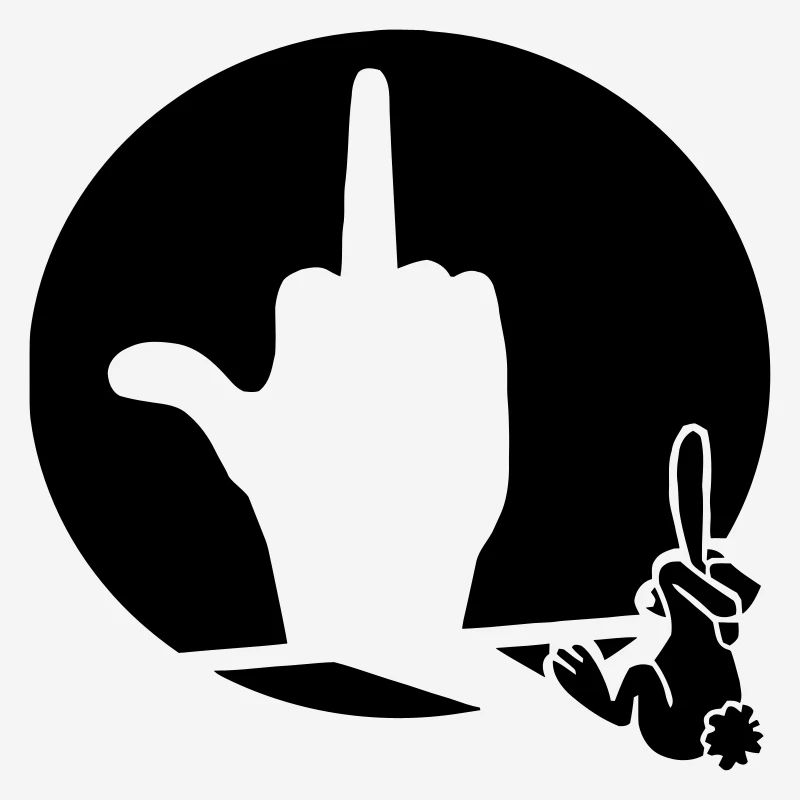 Rabbit shadow (customizable color)