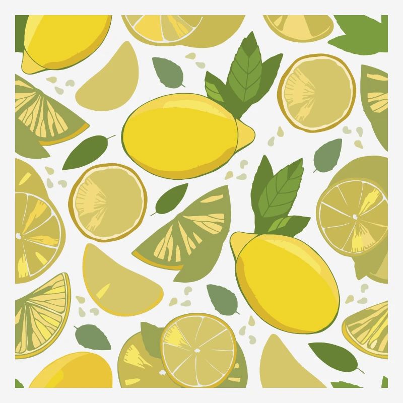 Lemon design with a fresh effect