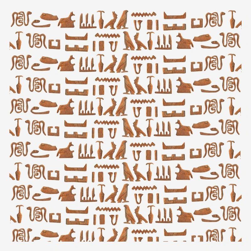 Ancient Egypt, hieroglyphic pattern, gift idea