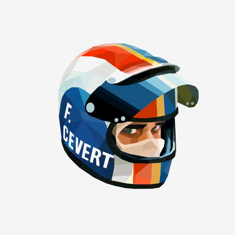 Francois Cevert Helmet