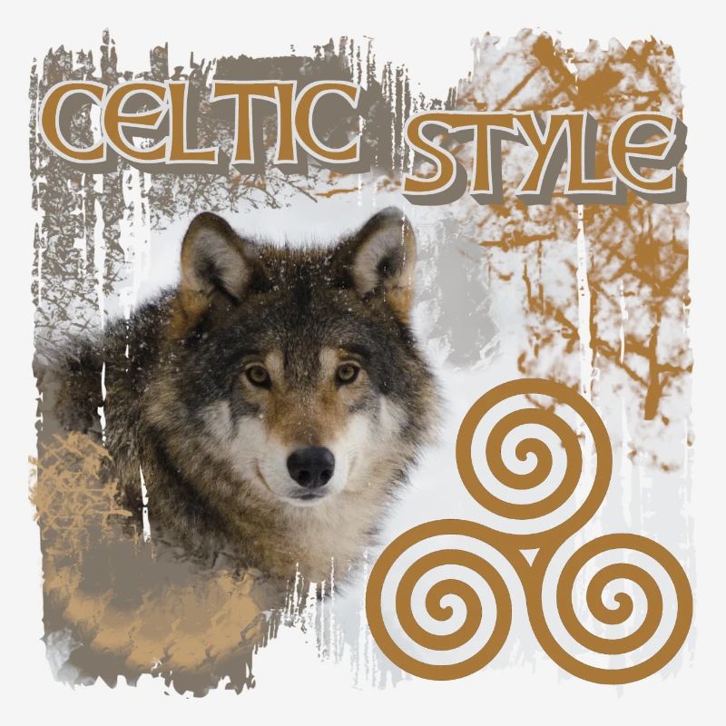 celts 9 with wolf and triskele
