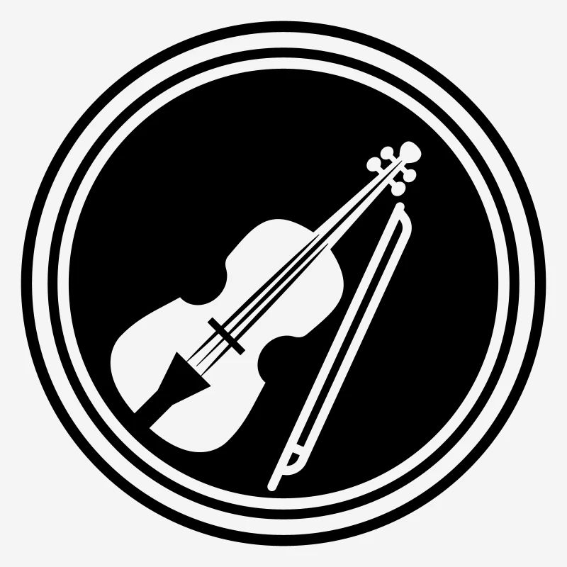 Symbole de l’icône du violon