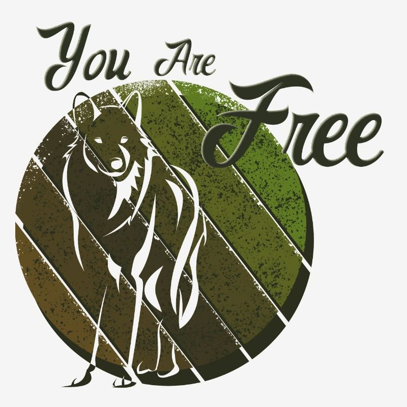 Du bist ein freier Wolf