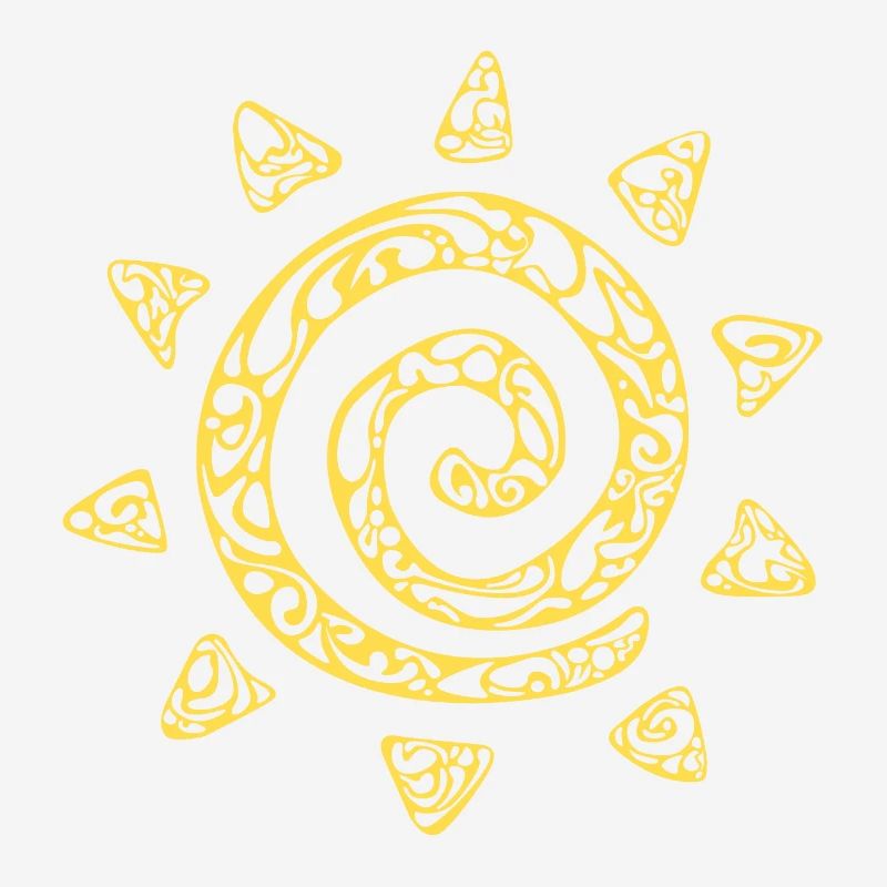 soleil jaune
