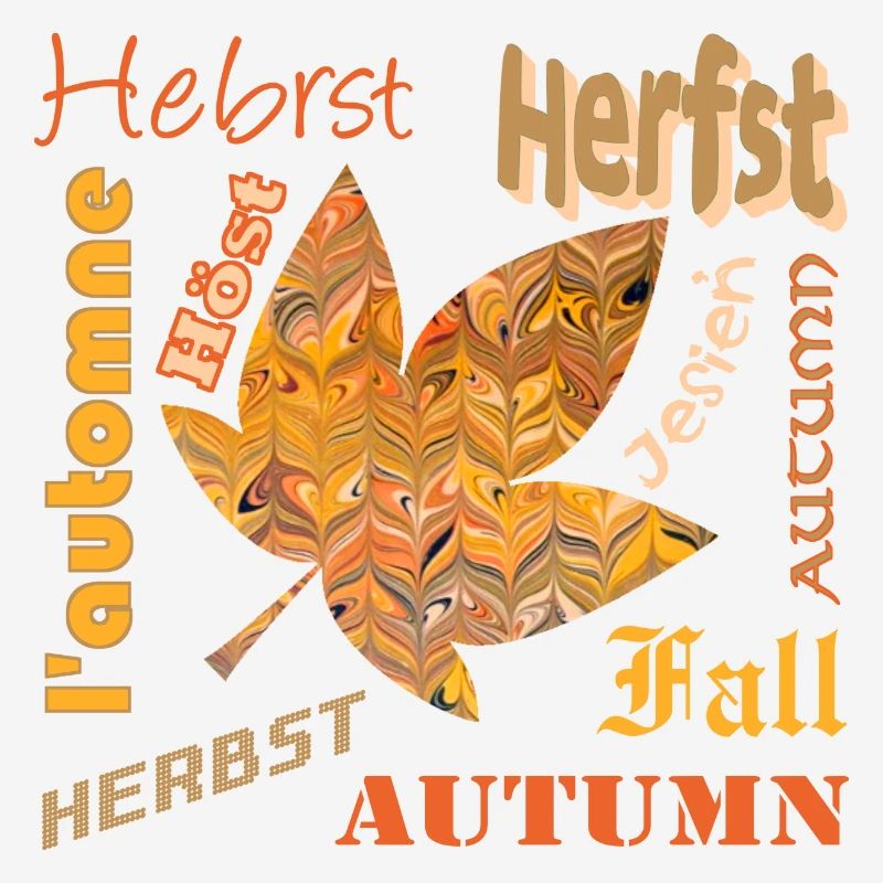 herbst schrift mit blatt e 266