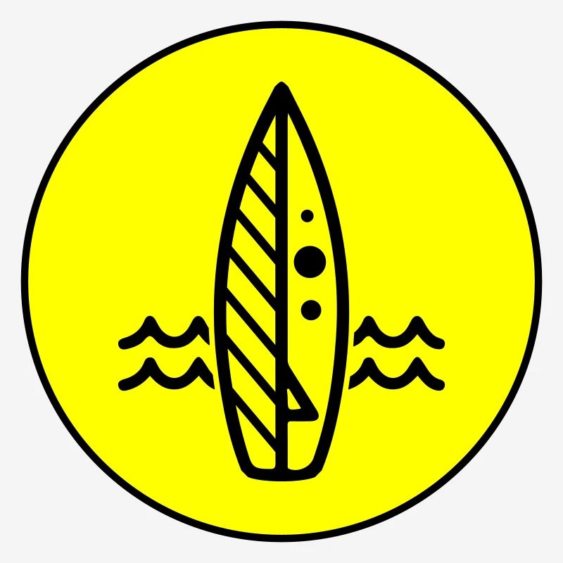 Surfboard icon icon