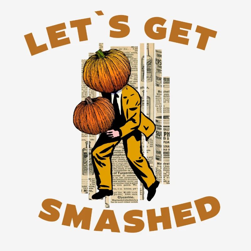 Let's Get Smashed Vintage Pumpkin #2