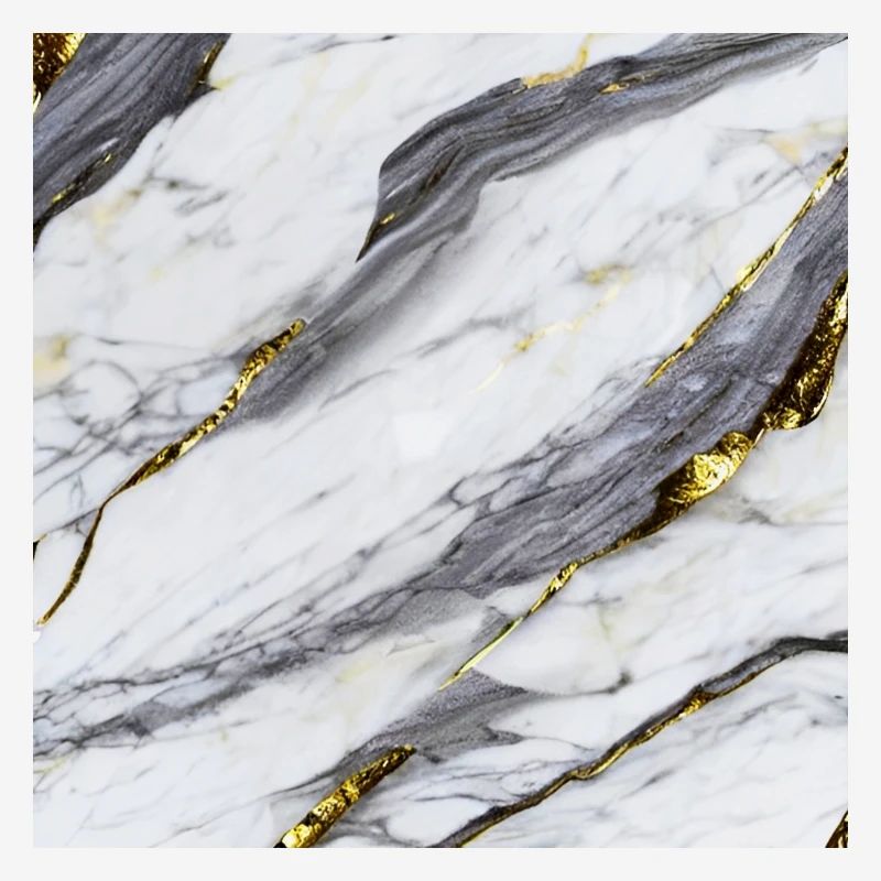 Marble White Gold Structure