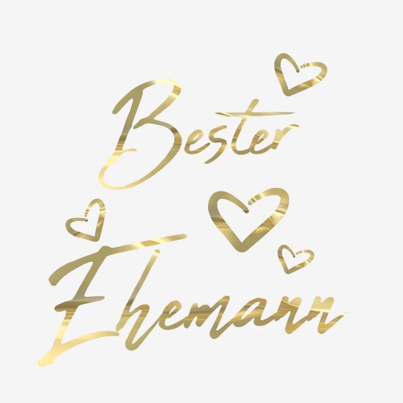 Bester Ehemann Gold