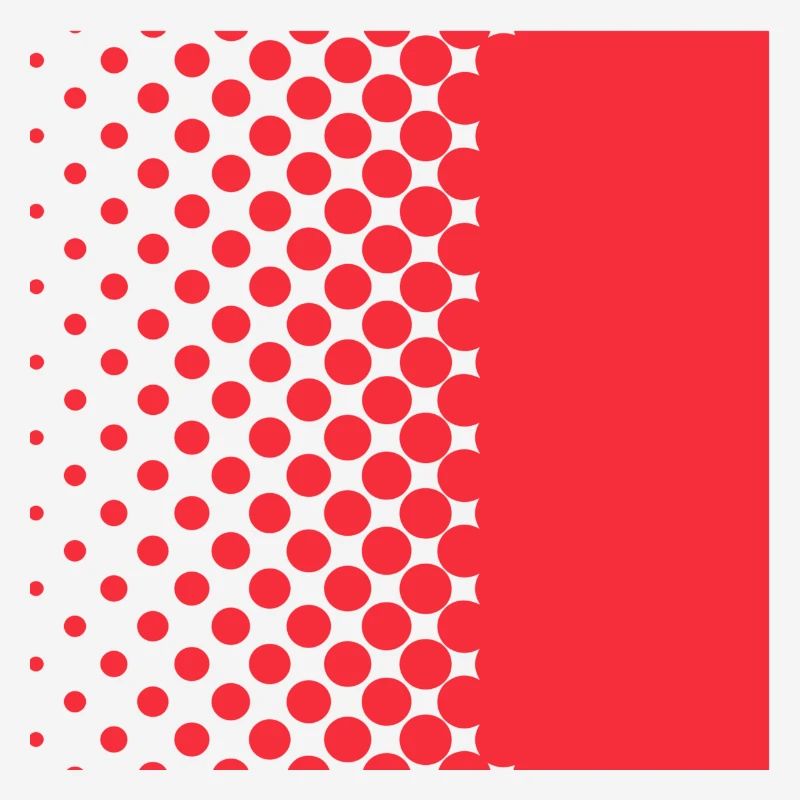 Halftone Gradient Rotes Panel