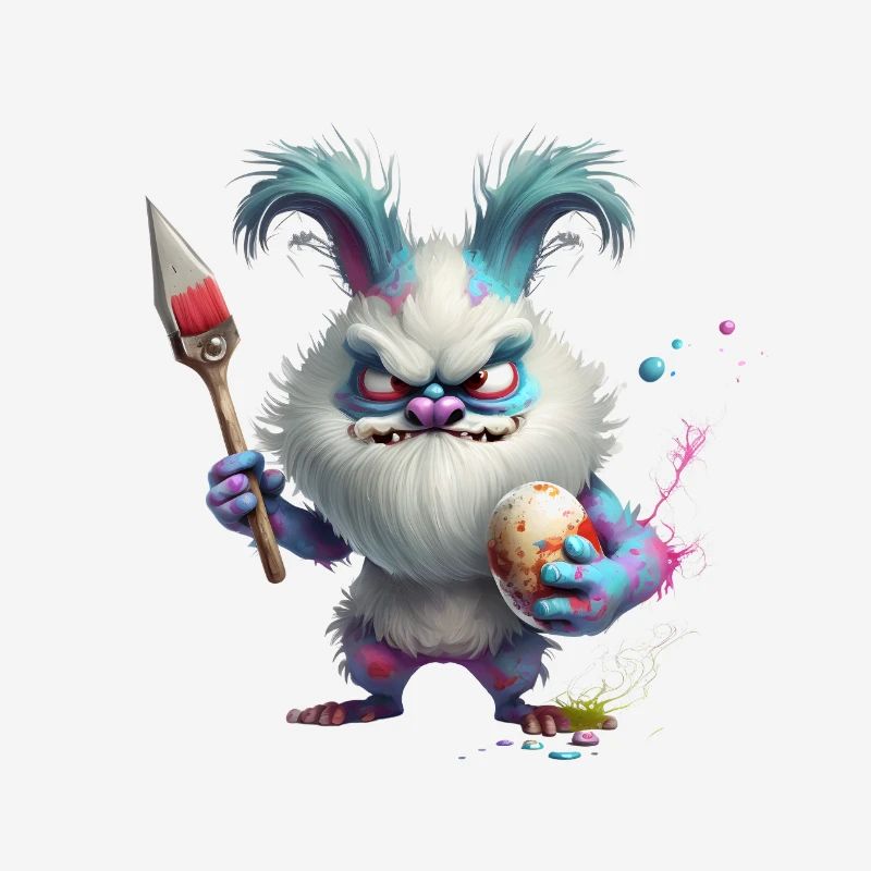 Monster Easter with Easter Egg