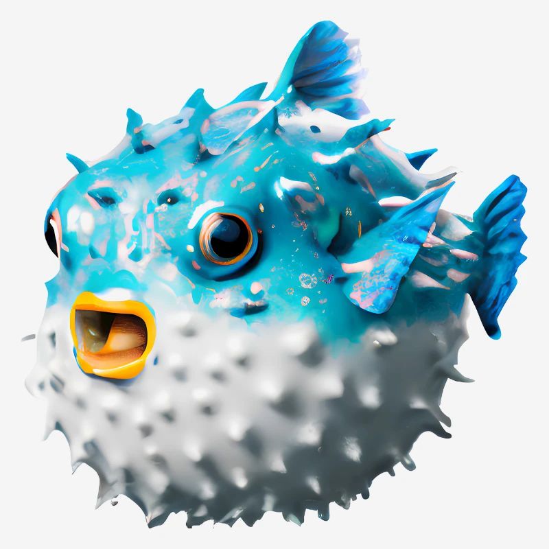 Poisson-globe gonflé