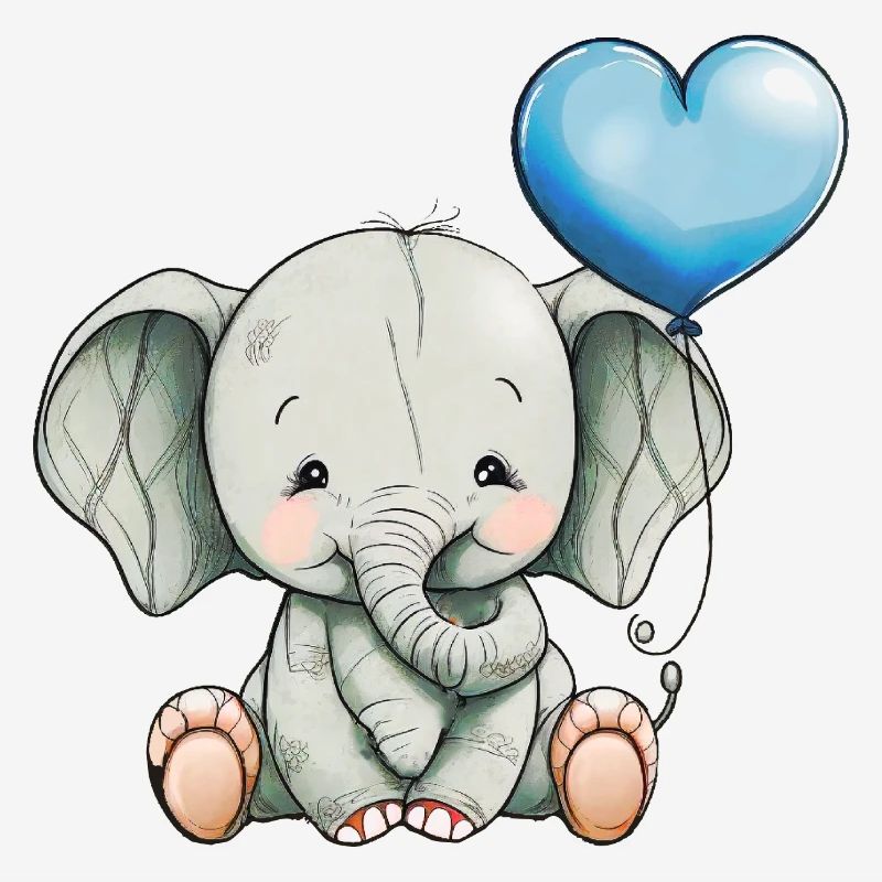 éléphant mignon