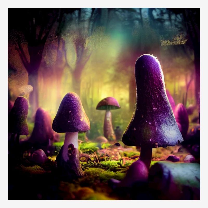 Forêt de champignons